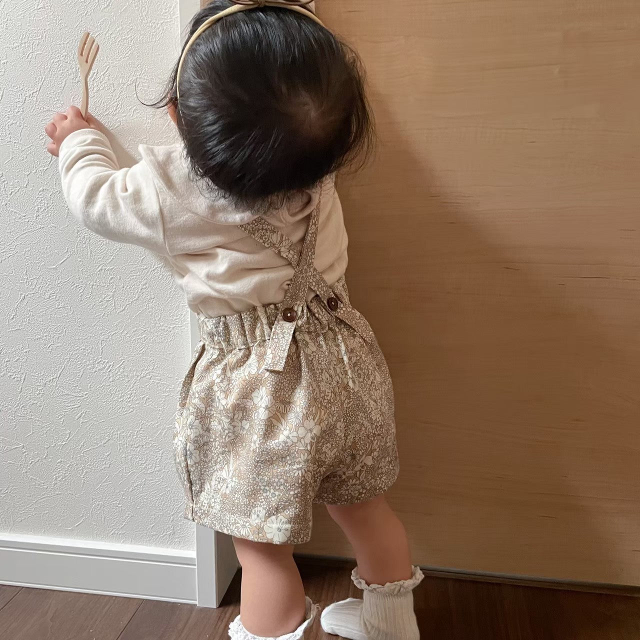 suspender short pants