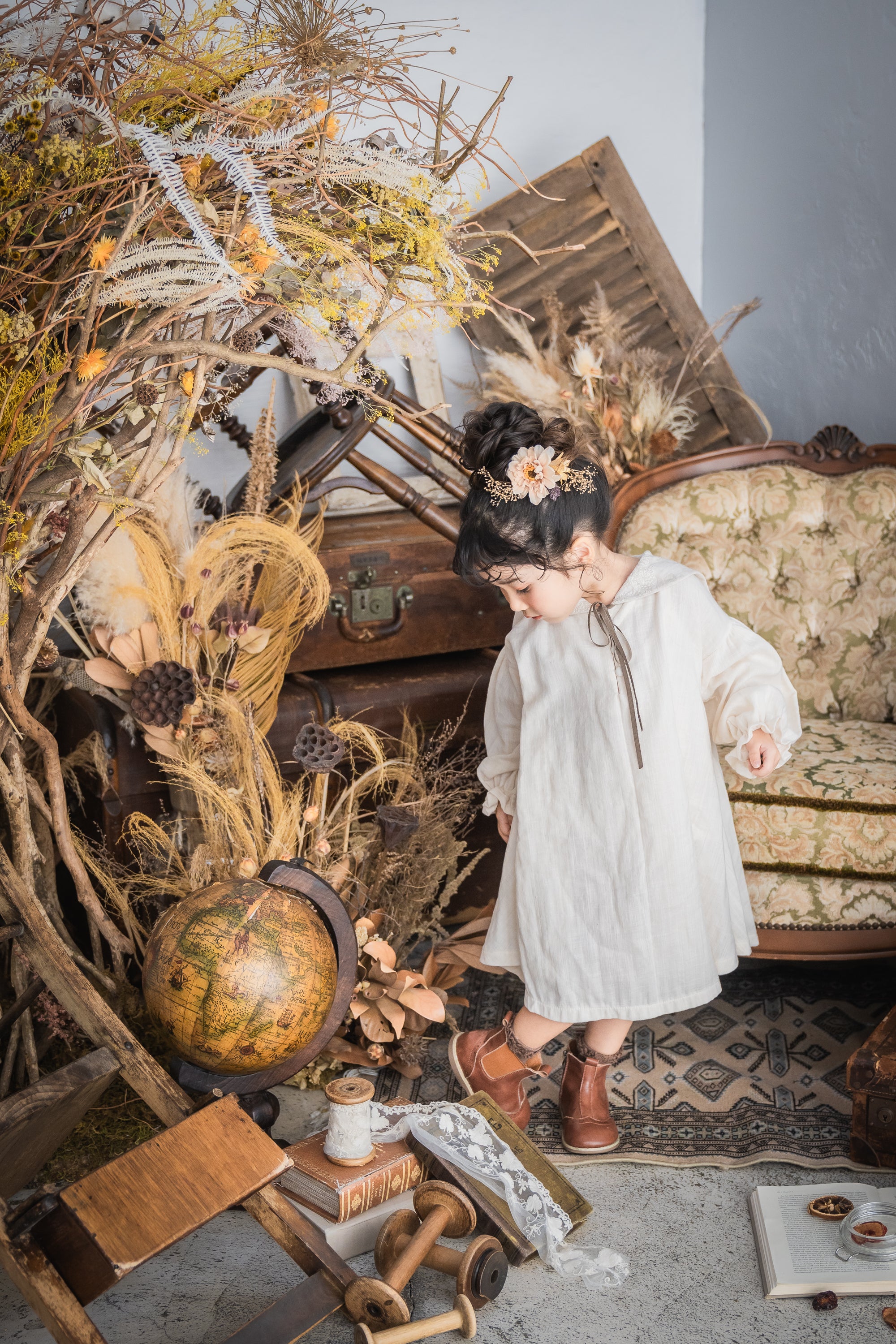 oversize sailor onepiece【gaze×paisley】