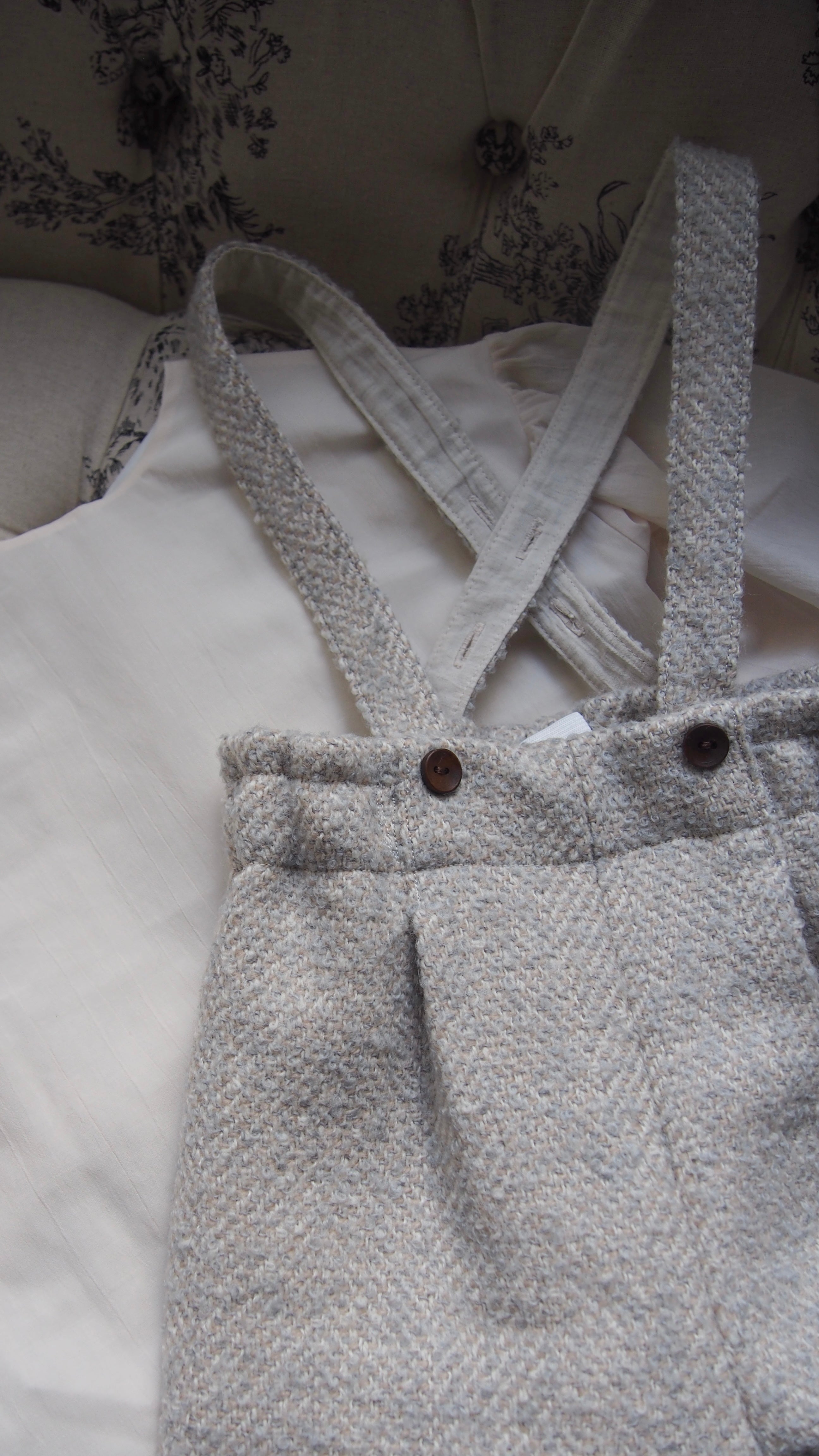 poodle tweed pants