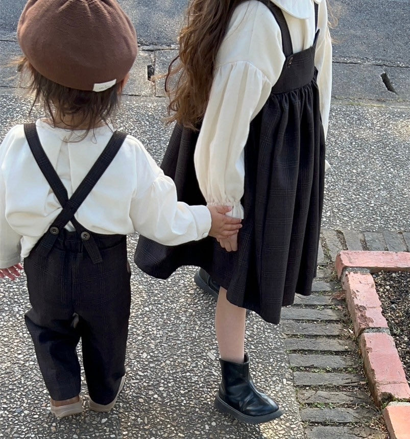 suspender long pants
