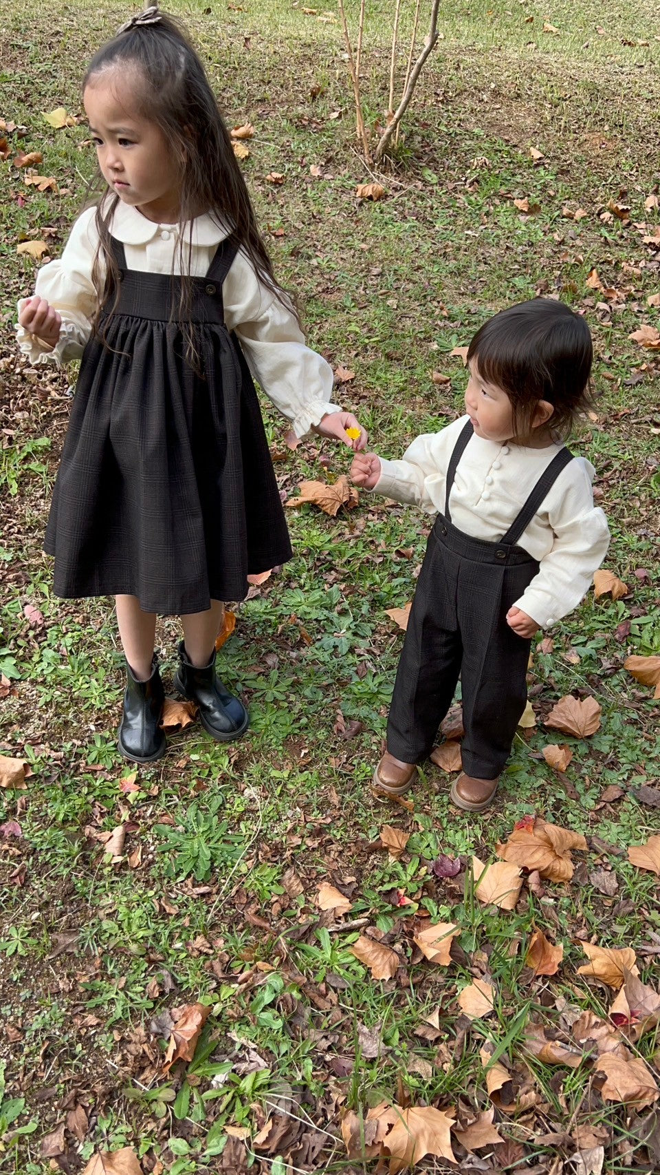 suspender long pants