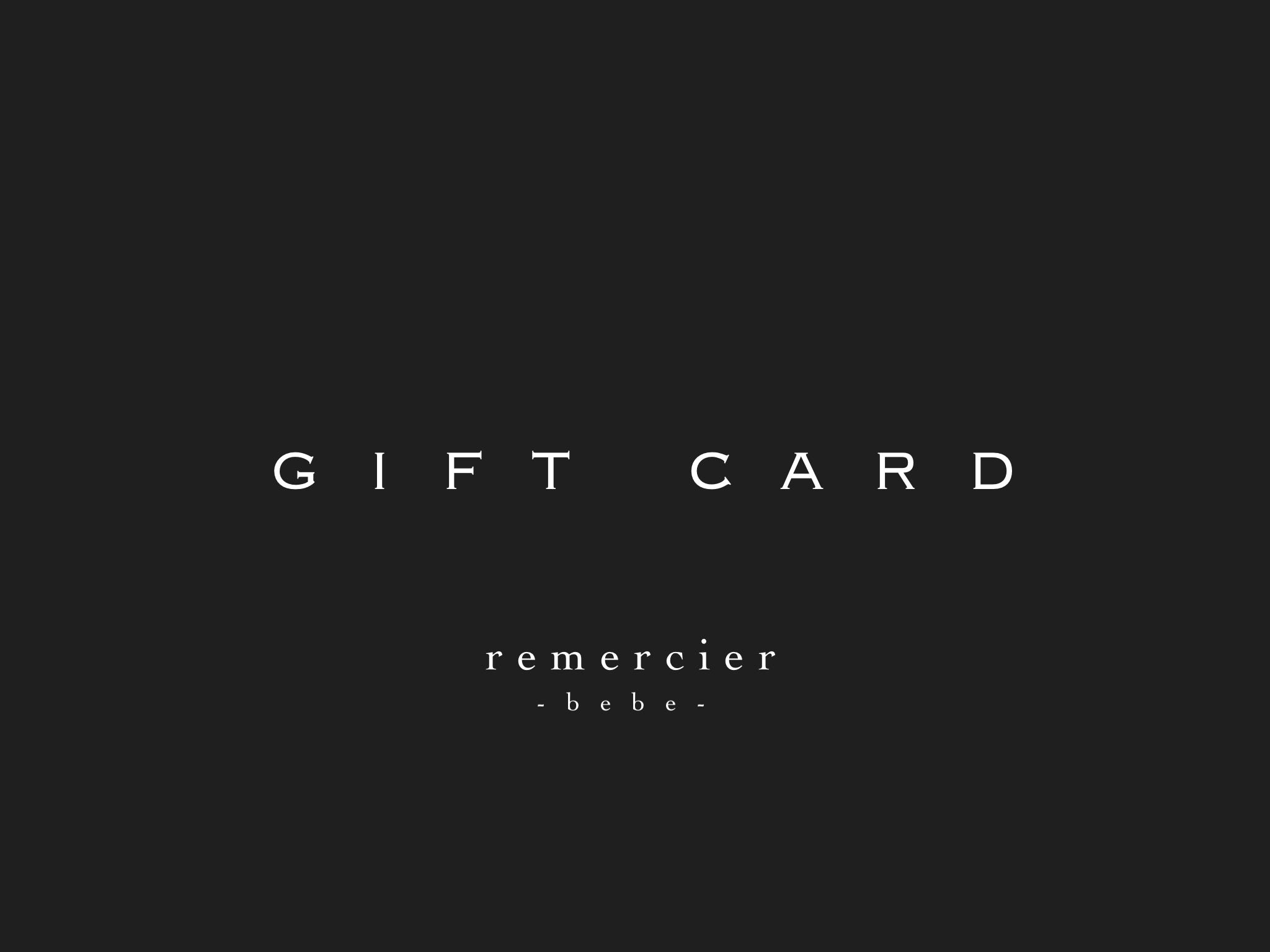 GIFT CARD