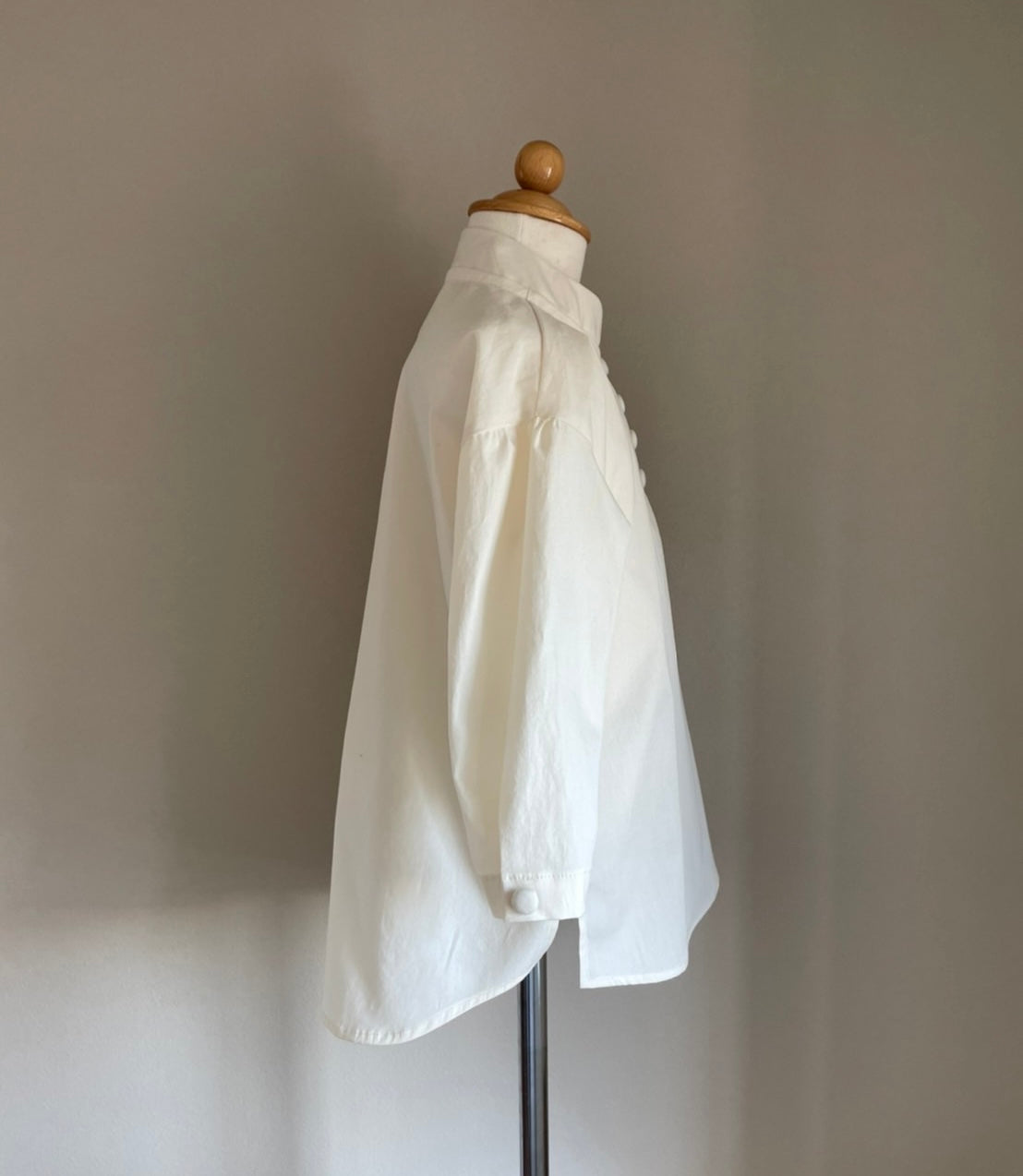 standcollar blouse