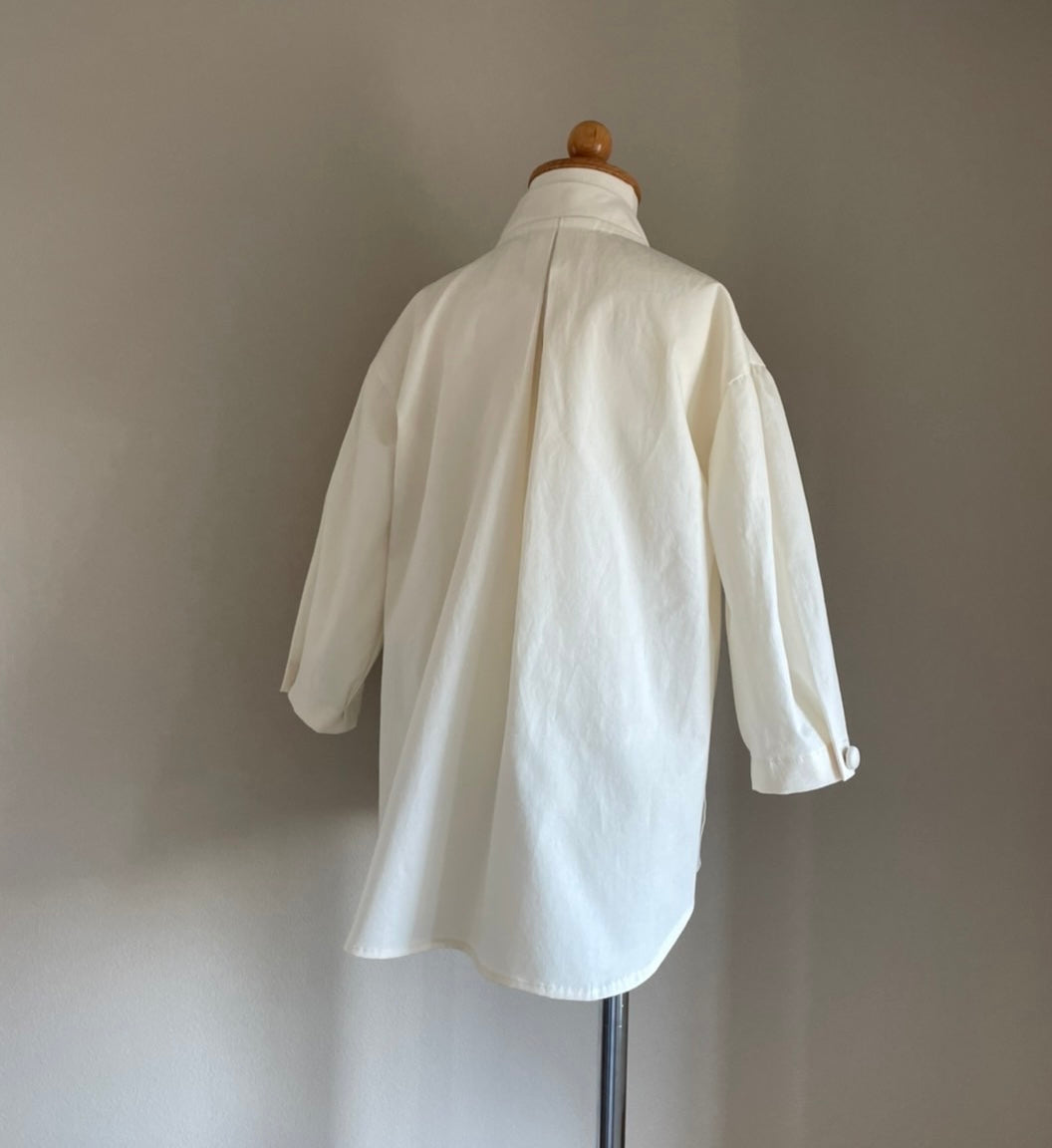standcollar blouse