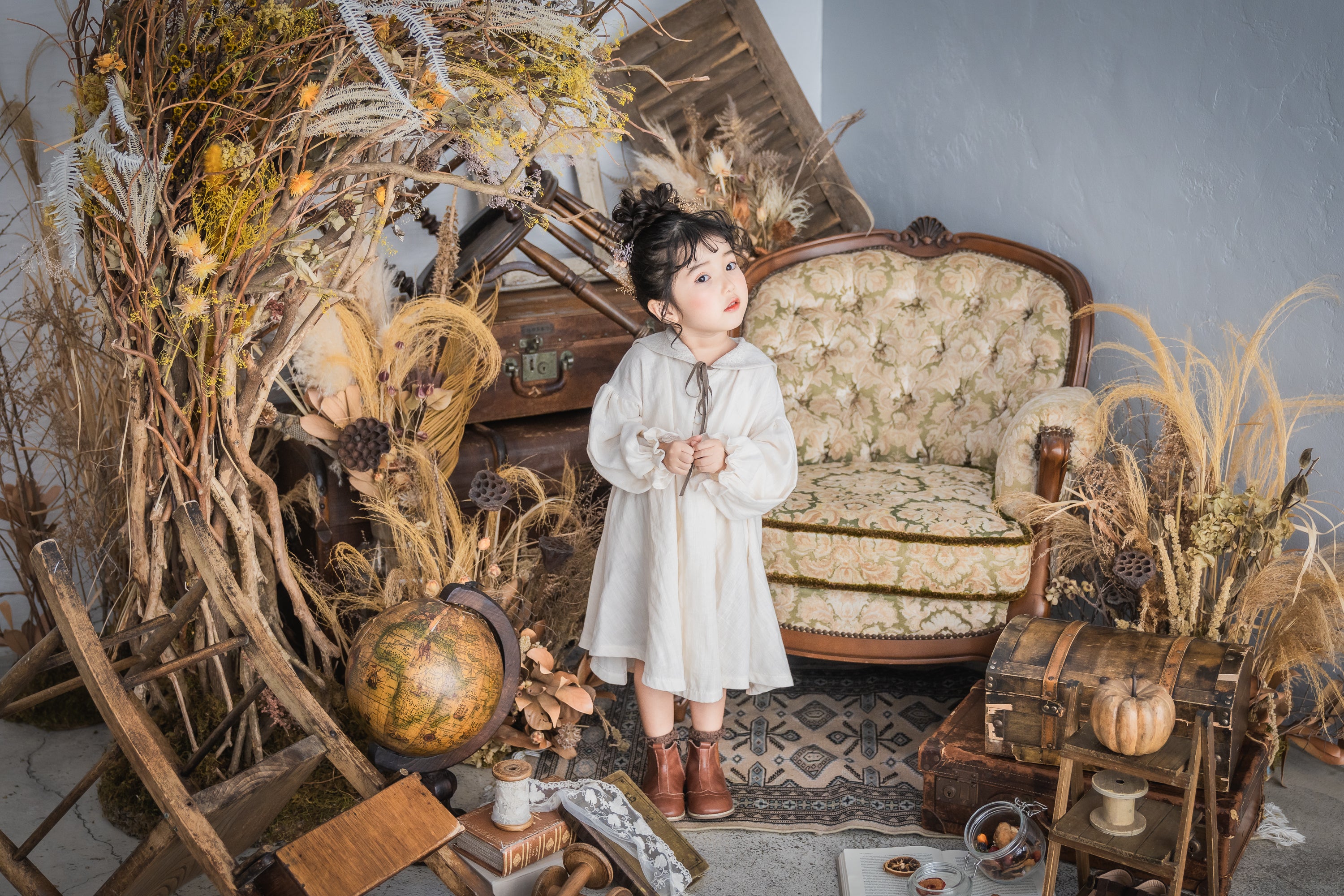 oversize sailor onepiece【gaze×paisley】