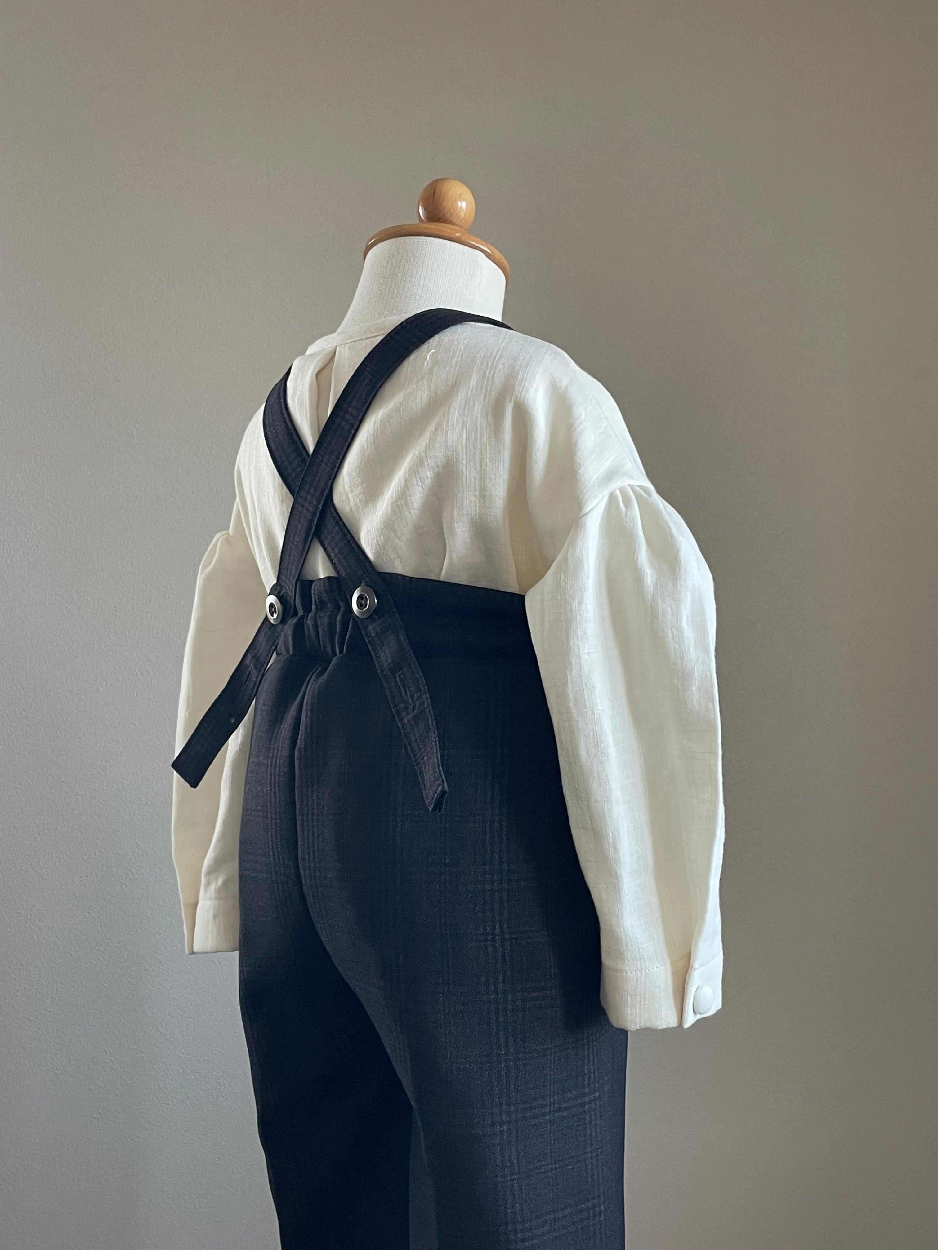 suspender long pants