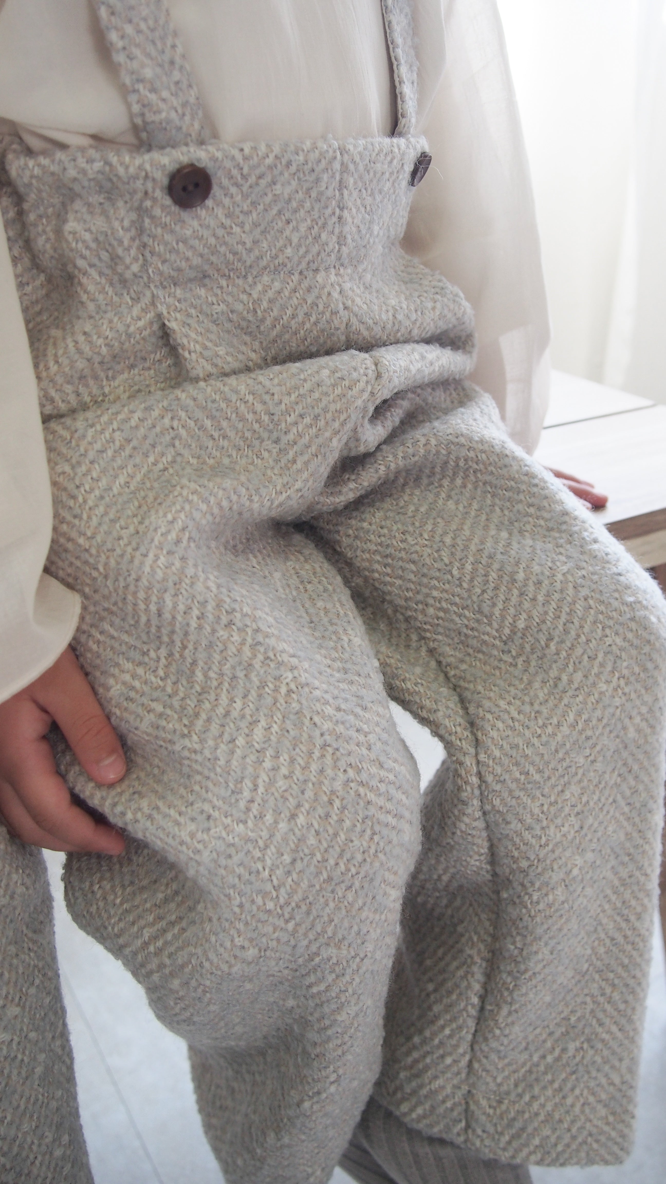 poodle tweed pants